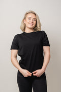 Janine Puff Tee - Black
