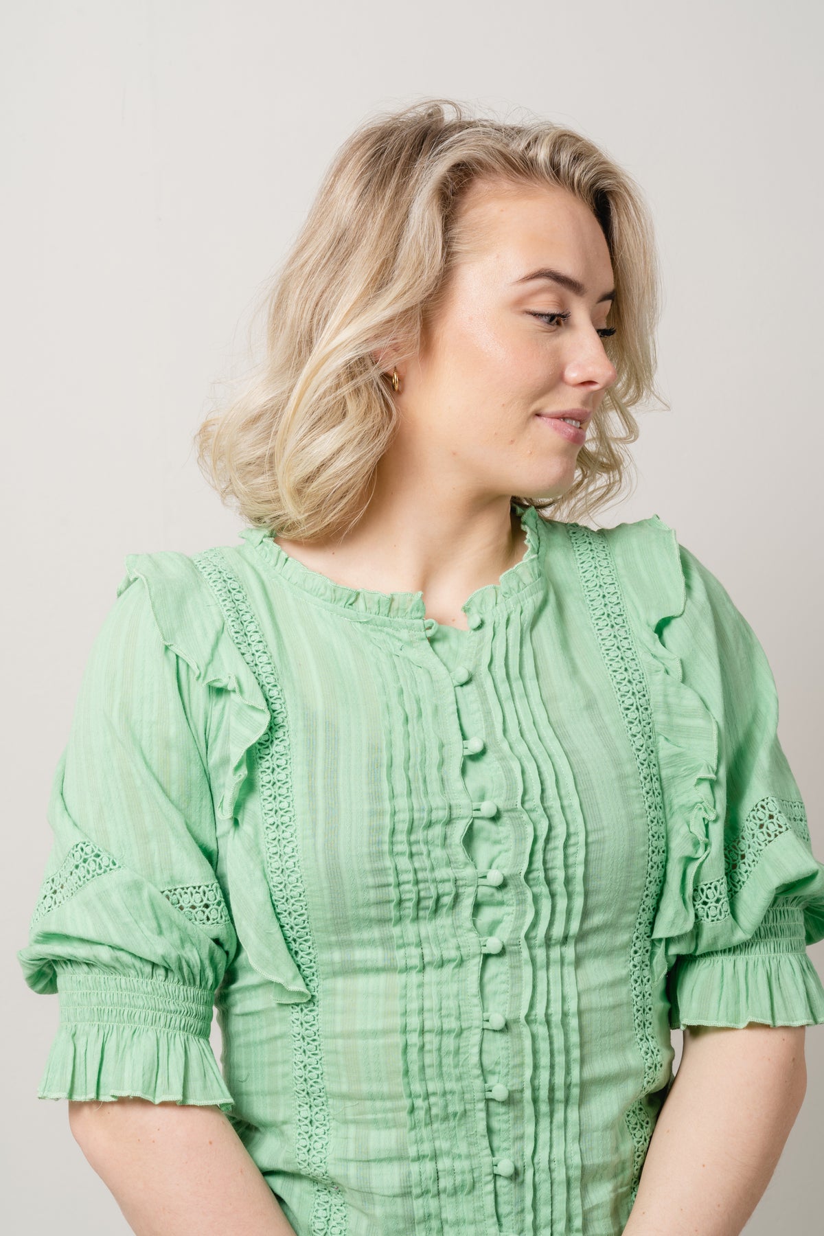 Rebekka Blouse - Absinthe Green