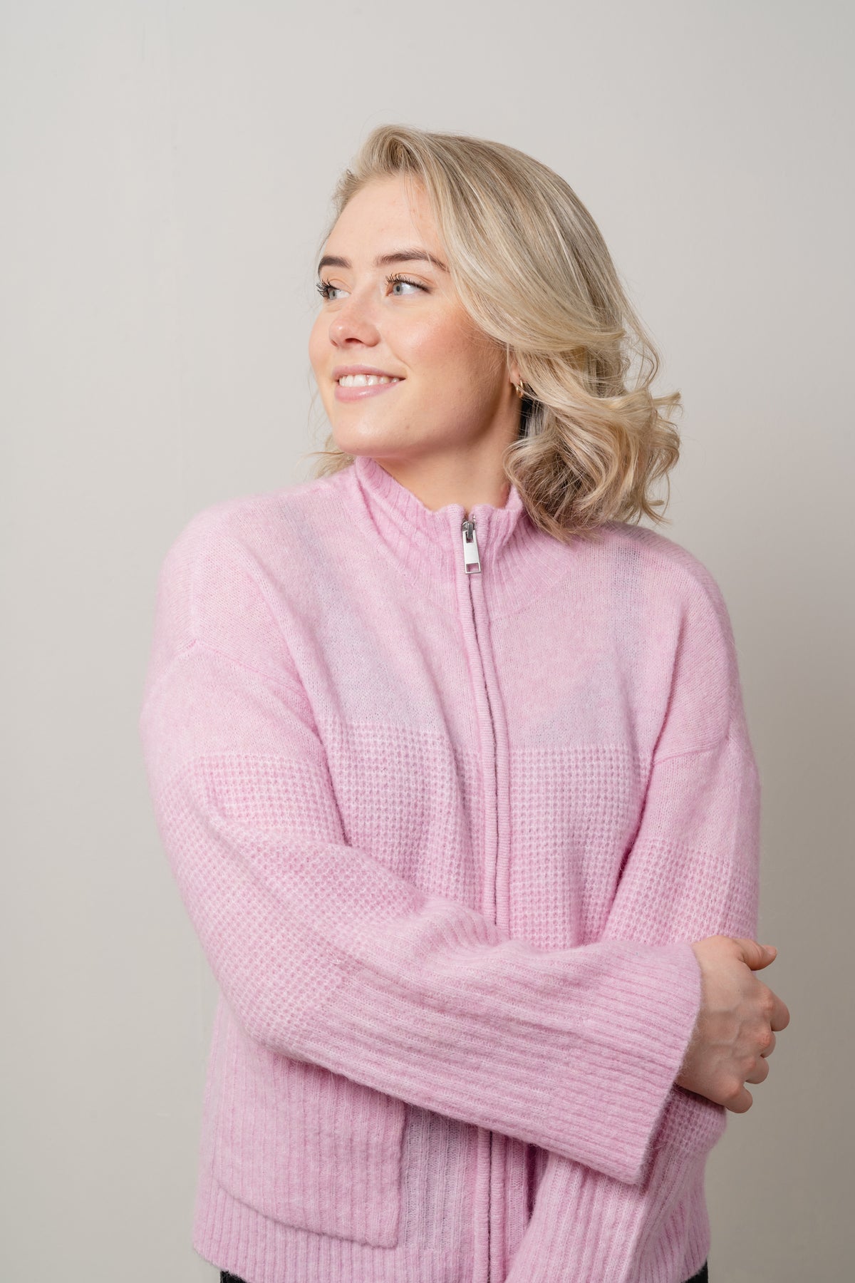 Lisanora Hope Cardigan - Pink Lavender