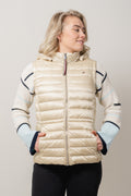 Down Filled Puffer Vest - Light Sandalwood