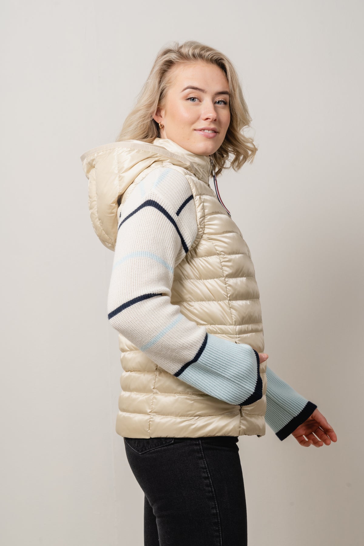 Down Filled Puffer Vest - Light Sandalwood
