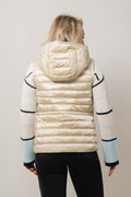 Down Filled Puffer Vest - Light Sandalwood