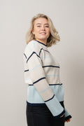 Kaina Jilli Pullover - Egret/Sky Cap