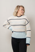 Kaina Jilli Pullover - Egret/Sky Cap
