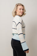 Kaina Jilli Pullover - Egret/Sky Cap