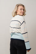 Kaina Jilli Pullover - Egret/Sky Cap