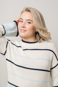 Kaina Jilli Pullover - Egret/Sky Cap