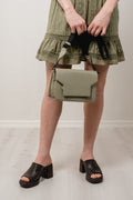 Arabella Crossbody Bag - Dusty Avocado/Black