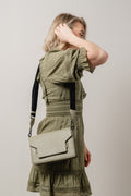 Arabella Crossbody Bag - Dusty Avocado/Black