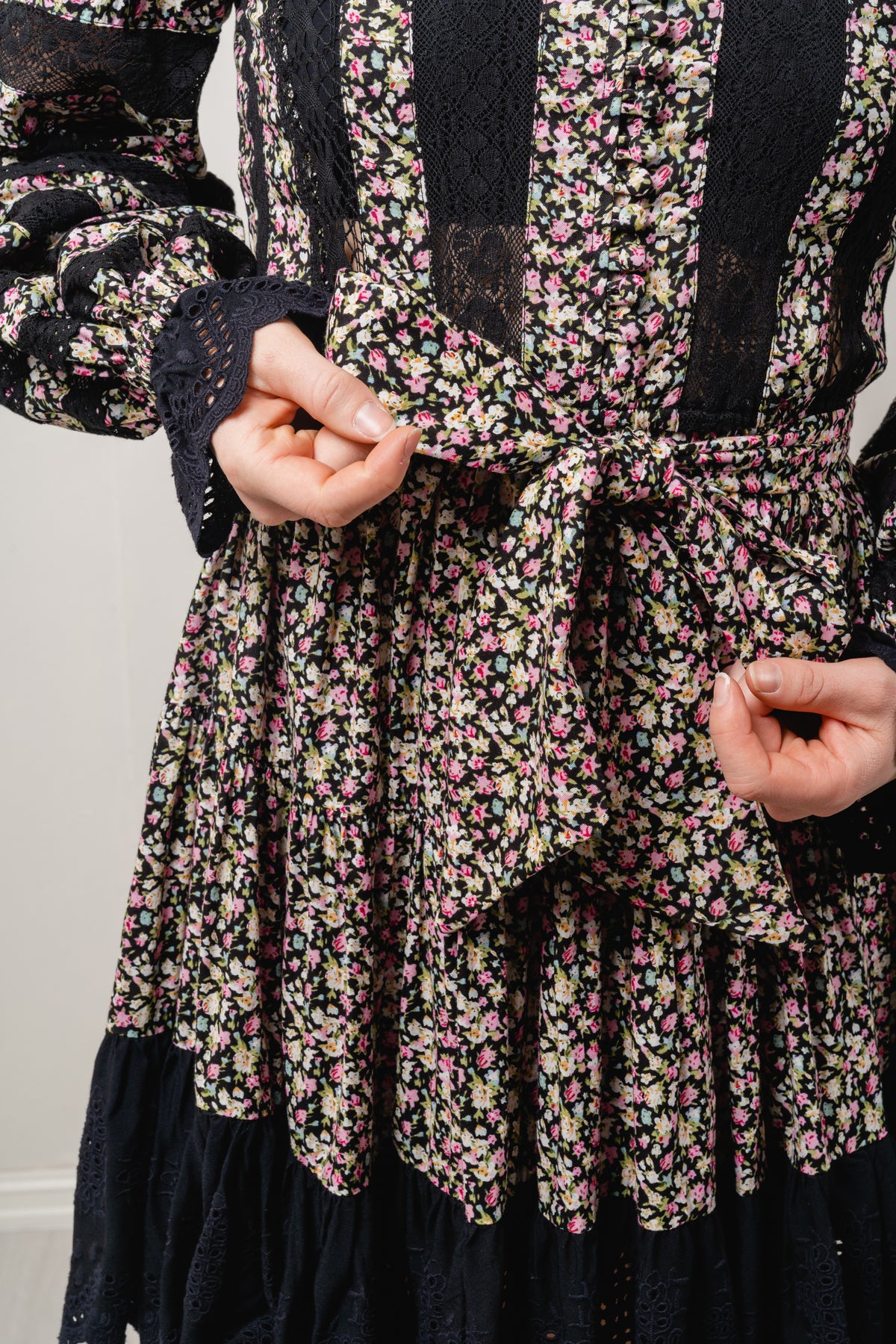Jessica Dress - Black  Print