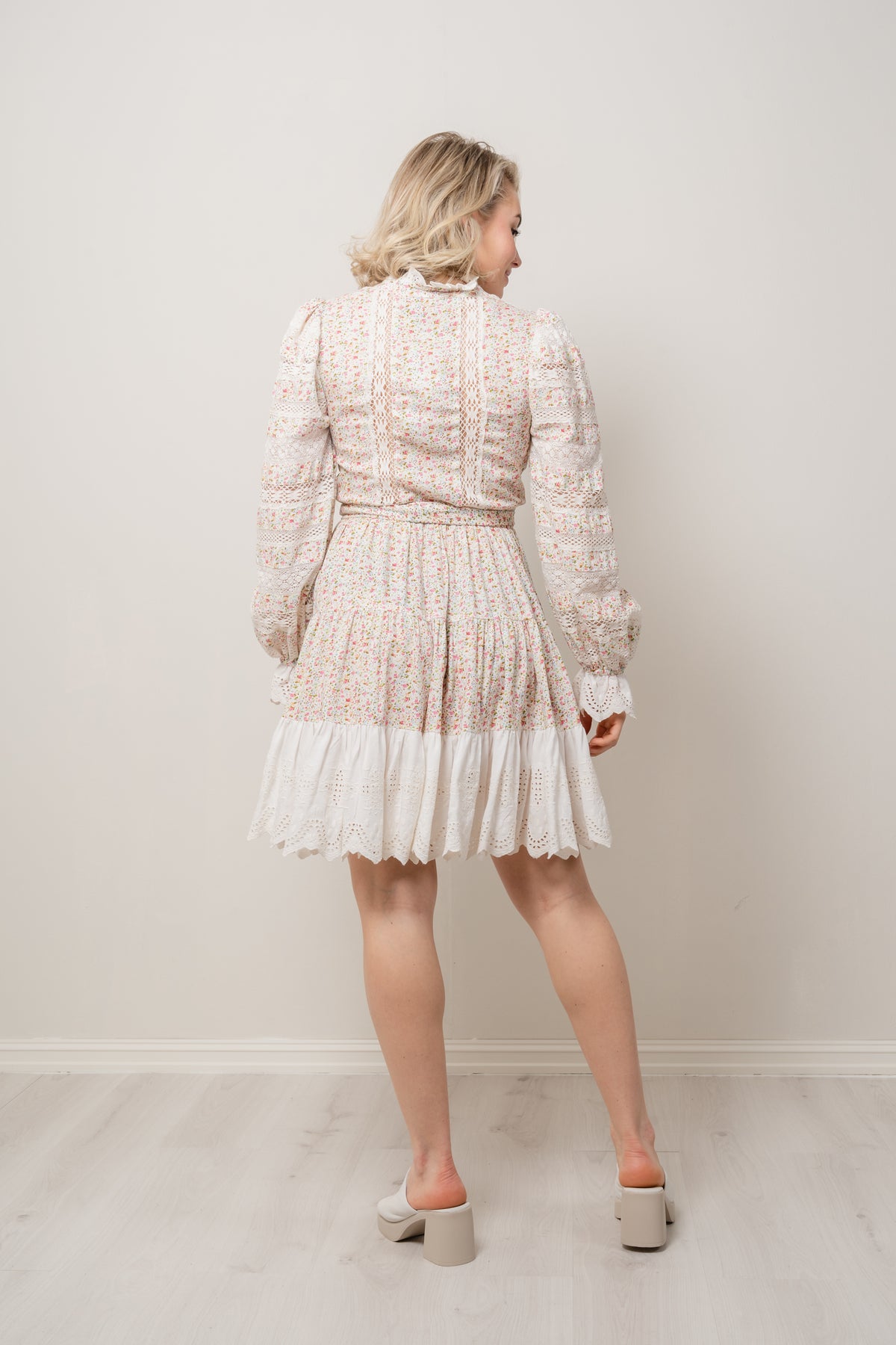 Jessica Dress - White Print