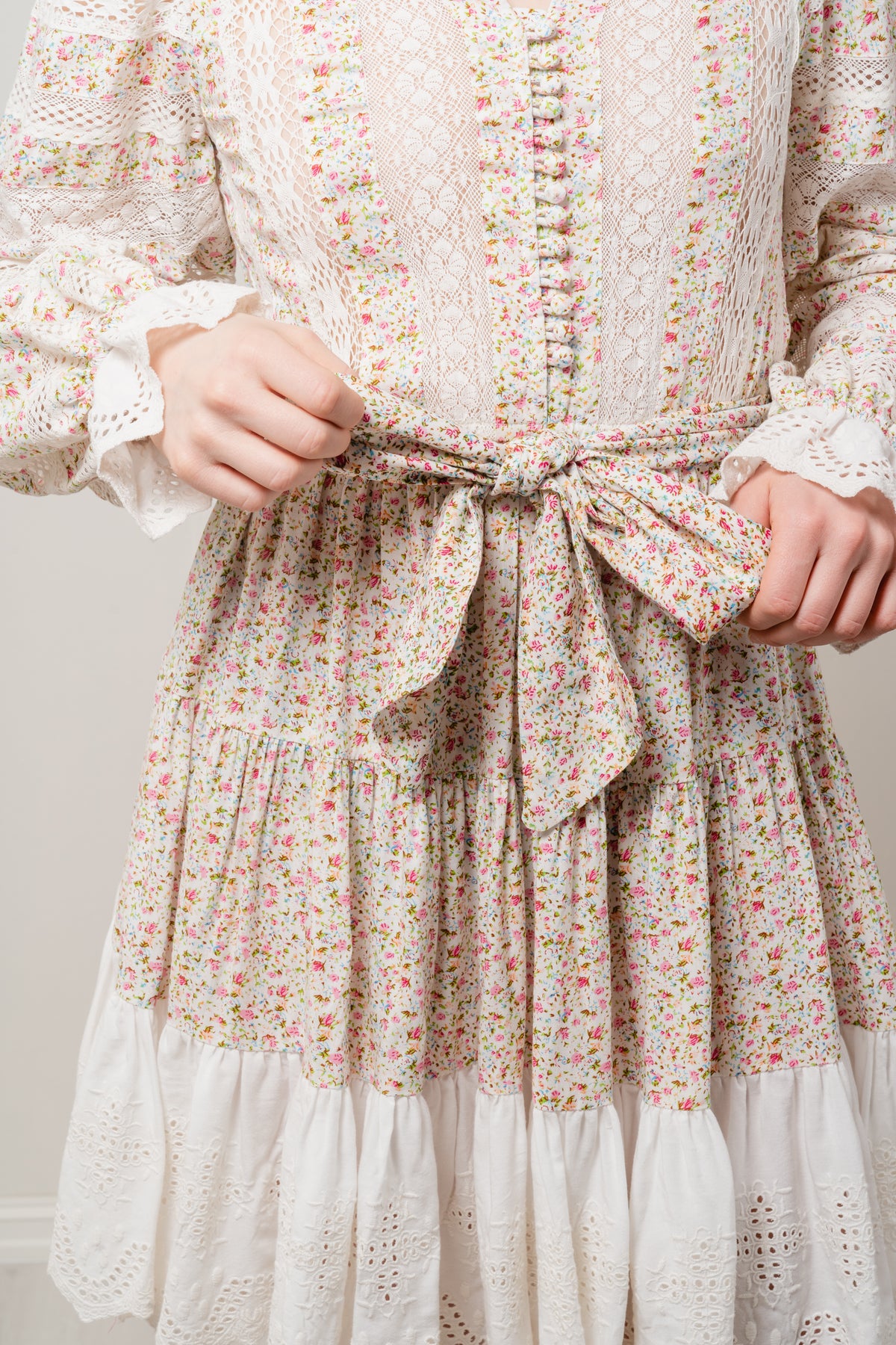 Jessica Dress - White Print