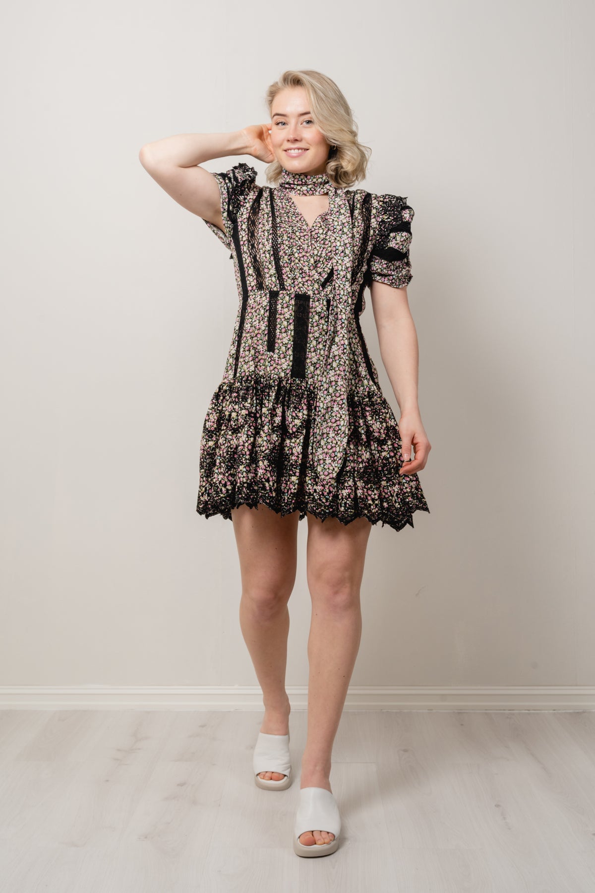 Shanni Dress - Black Print