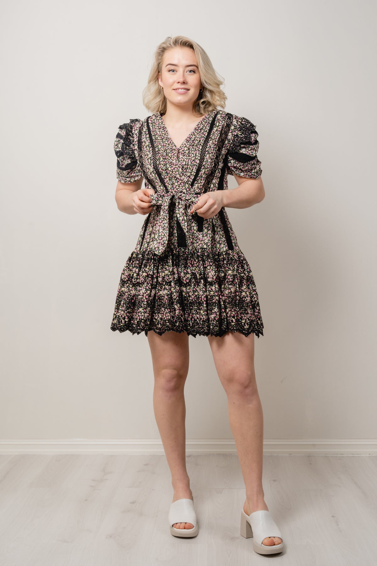 Shanni Dress - Black Print