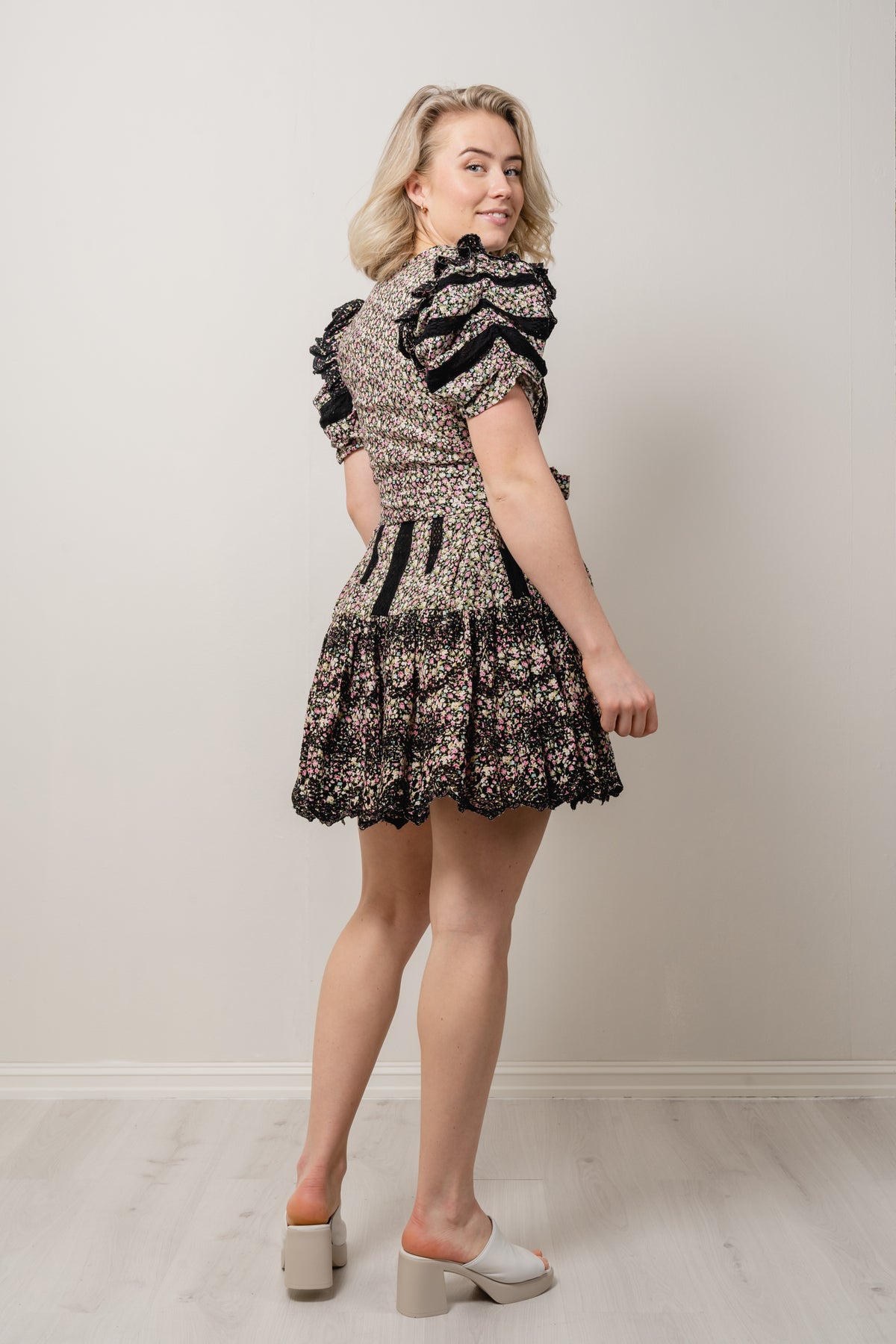 Shanni Dress - Black Print
