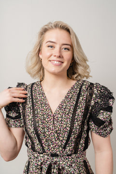 Shanni Dress - Black Print