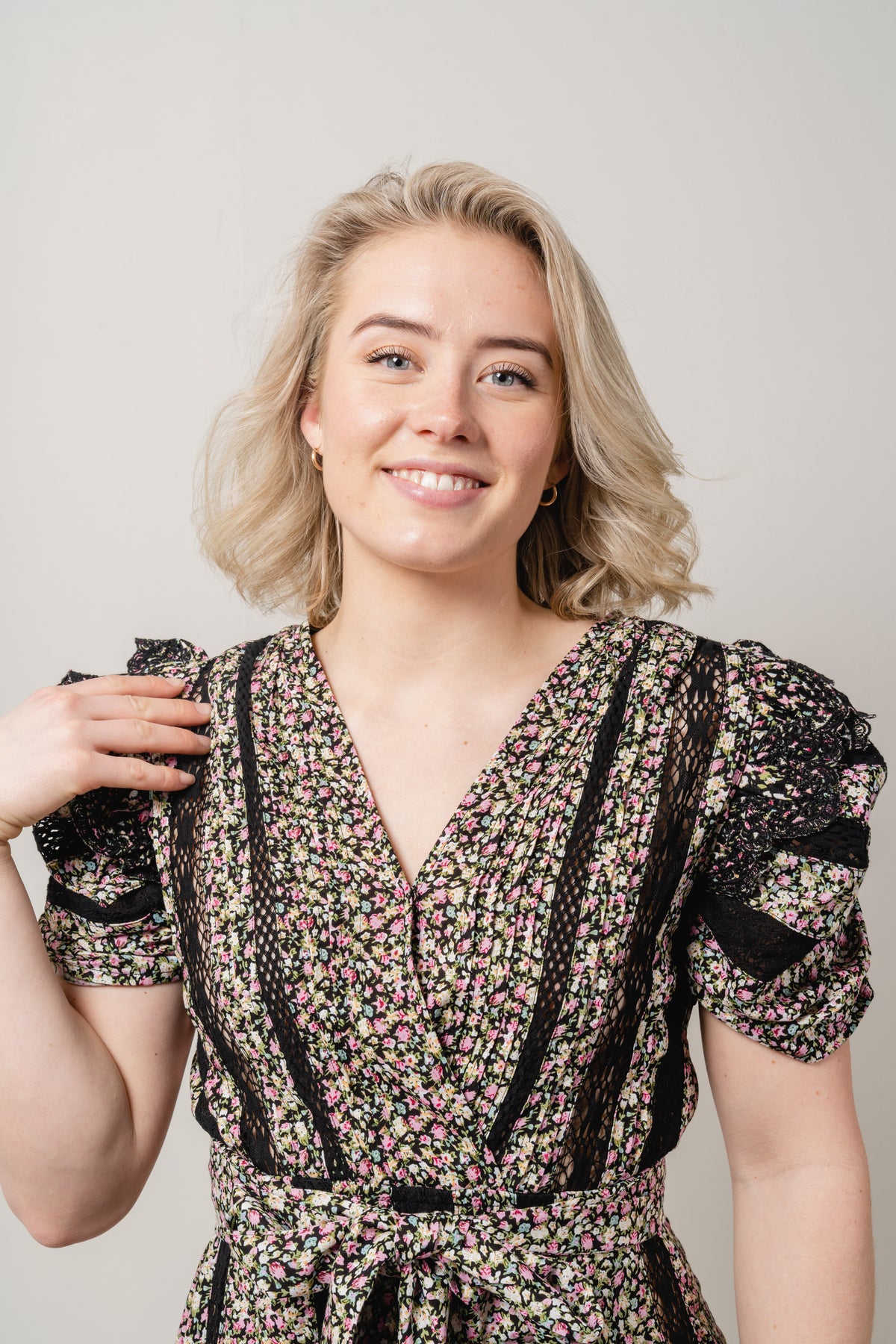 Shanni Dress - Black Print