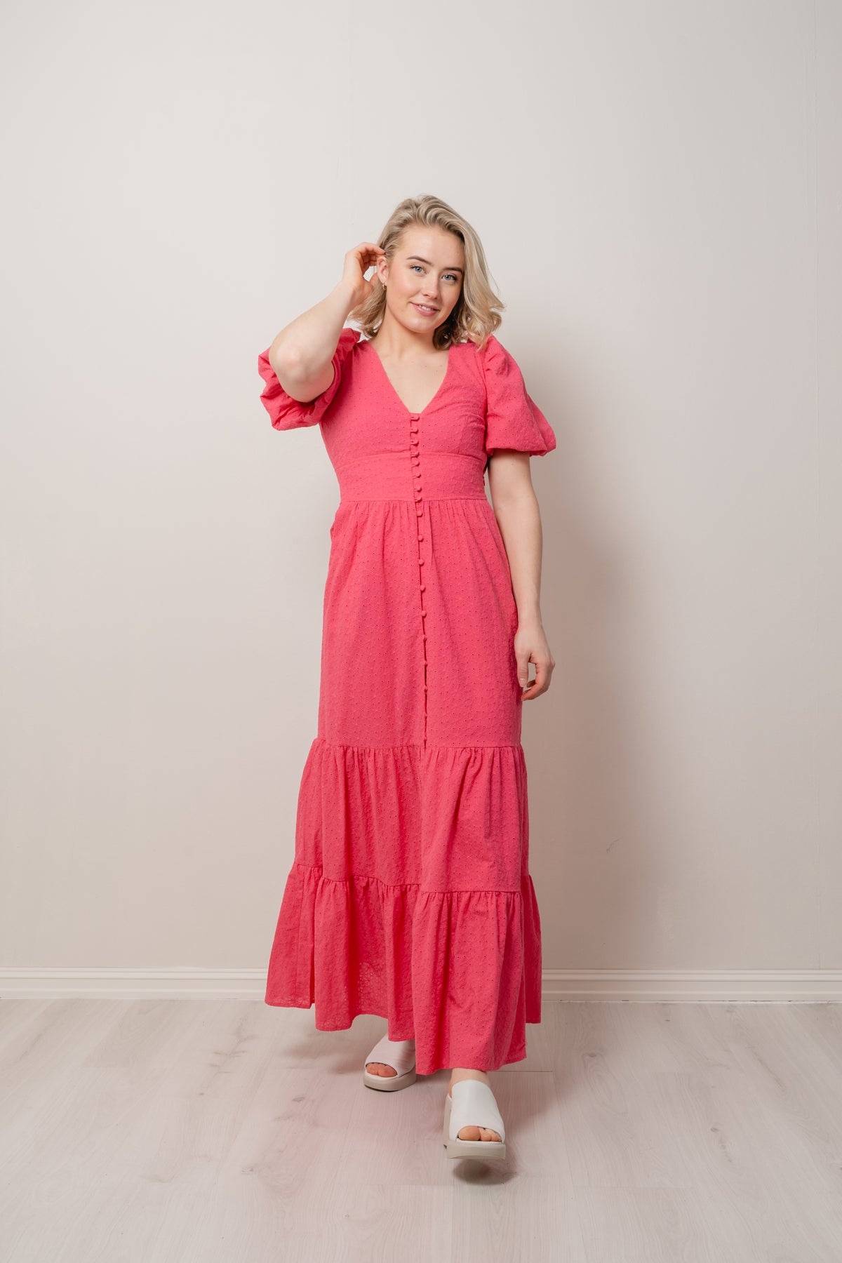 Adelina Dress - Fandango Pink