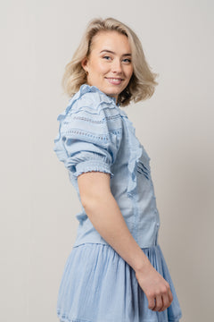 Sherry Blouse - Light Blue
