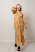 Rattan Dress - Apricot