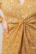 Rattan Dress - Apricot