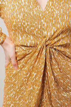 Rattan Dress - Apricot
