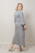 Rattan Dress - Cornflower Blue