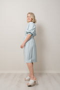 Joanita 3/4-klänning - Blue Stp