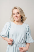 Joanita 3/4-klänning - Blue Stp