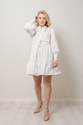 Yaszira LS Shirt Dress - Star White