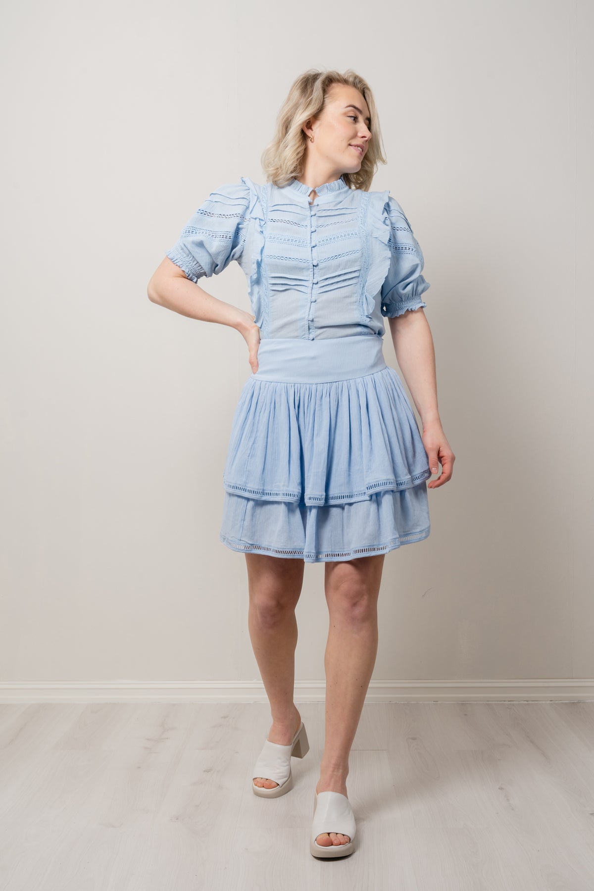 Sherry Blouse - Light Blue