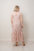 Ruth Lace Dress - Dusty Pink