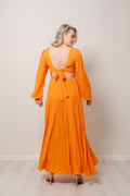 Florissa Dress - Persimmon Orange