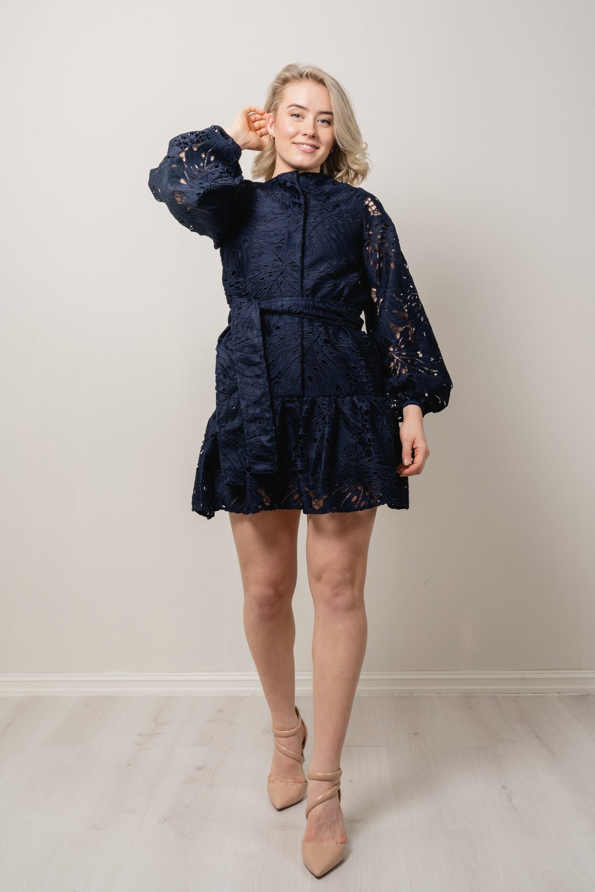 Jordyn Lace Dress - Navy