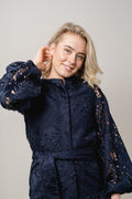 Jordyn Lace Dress - Navy