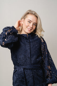 Jordyn Lace Dress - Navy
