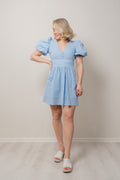 Albertine Dress - Powder Blue