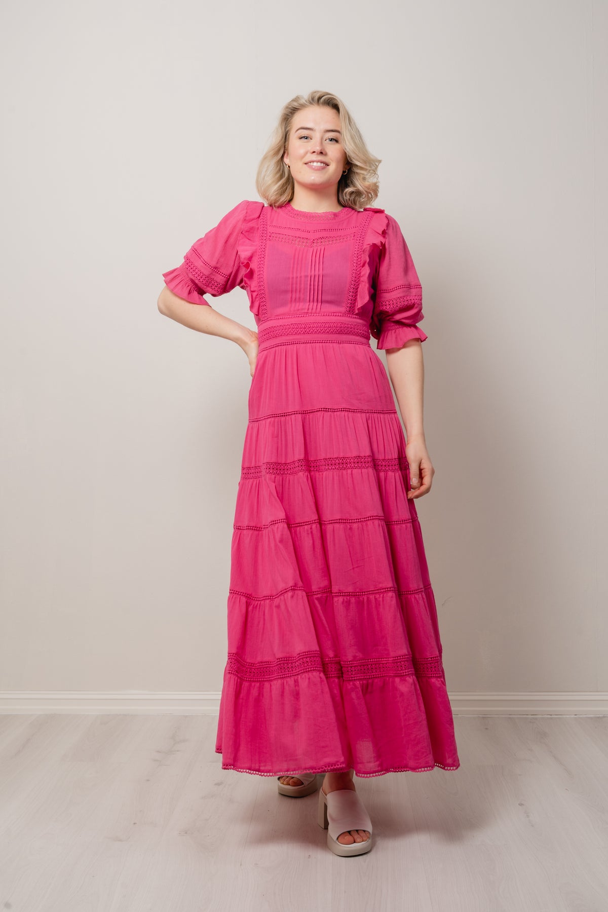 Loisa Dress - Fandango Pink