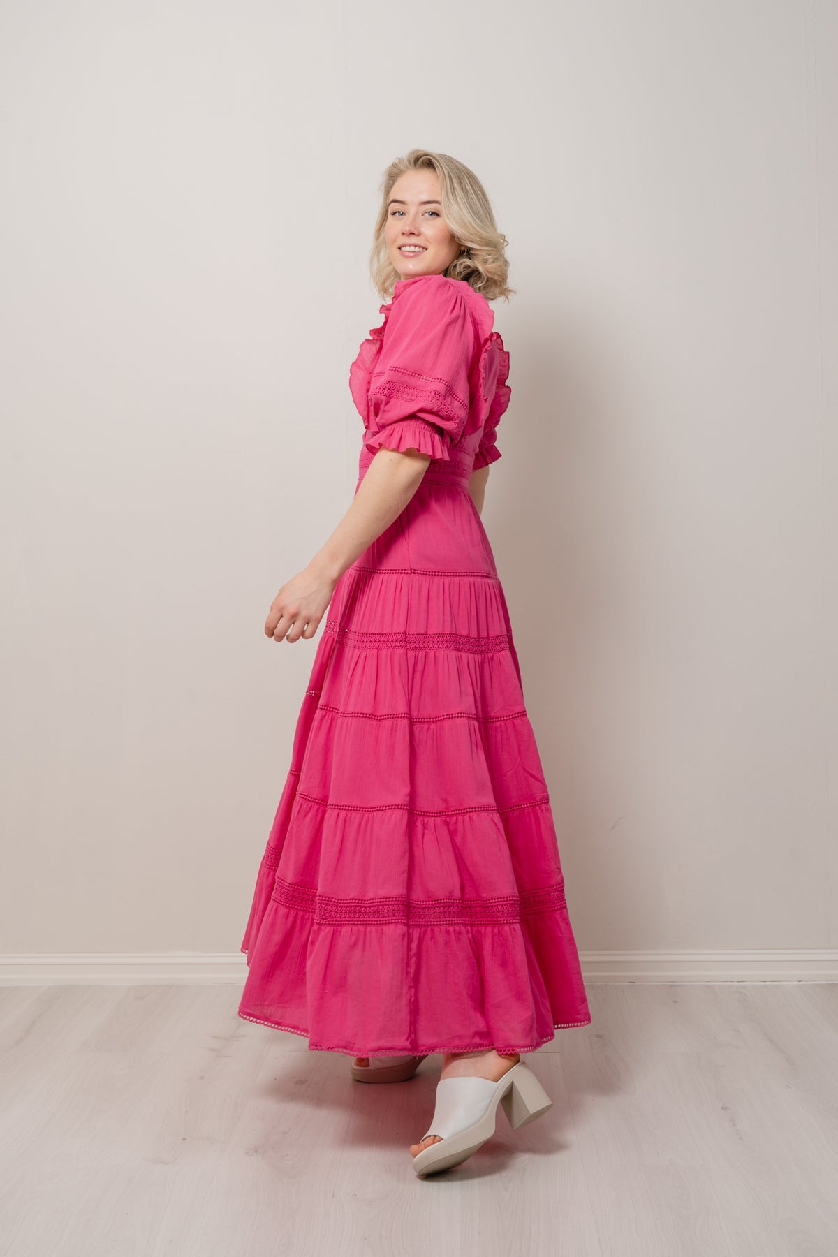 Loisa Dress - Fandango Pink
