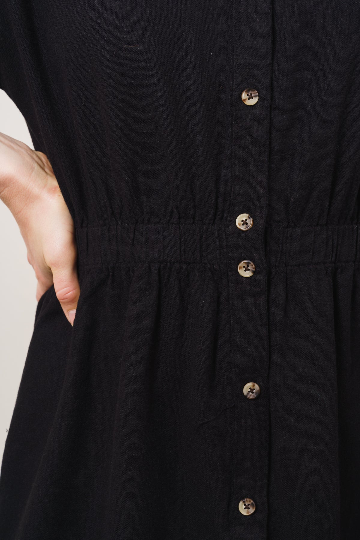 Karima Ginia Ss Shirt Dress - Black