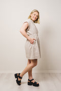 Karima Ginia Ss Shirt Dress - Sand