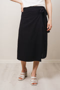 Ginia Wrap Skirt - Black