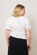 Eslina Rachelle 2/4 Raglan Pullover - Egret