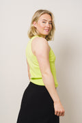 Solina SL Knit Top B - Sharp Green