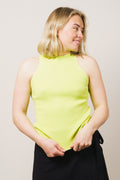 Solina SL Knit Top B - Sharp Green