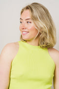 Solina SL Knit Top B - Sharp Green