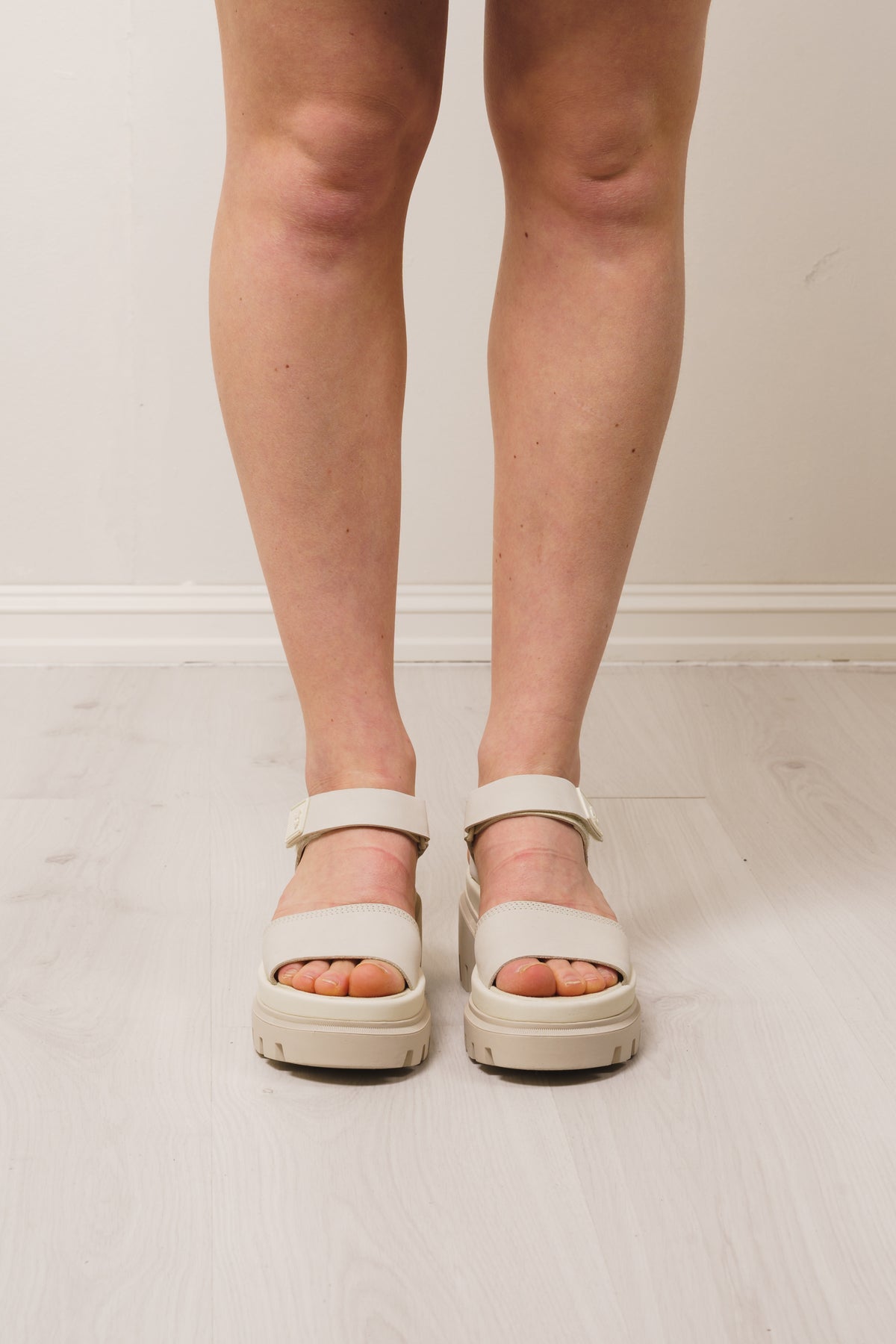 Everleigh Ankle Strap - Natural Nubuck