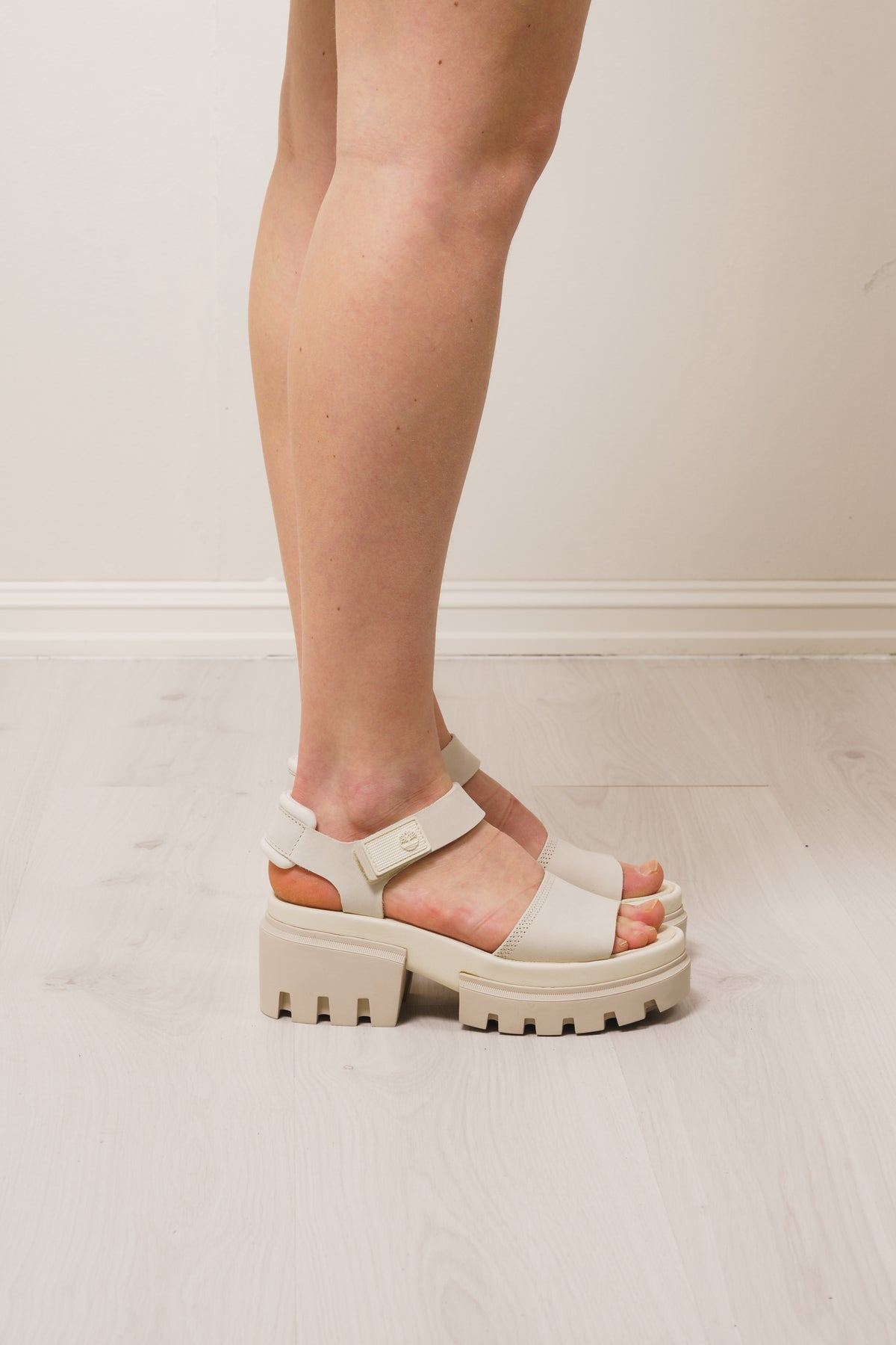 Everleigh Ankle Strap - Natural Nubuck