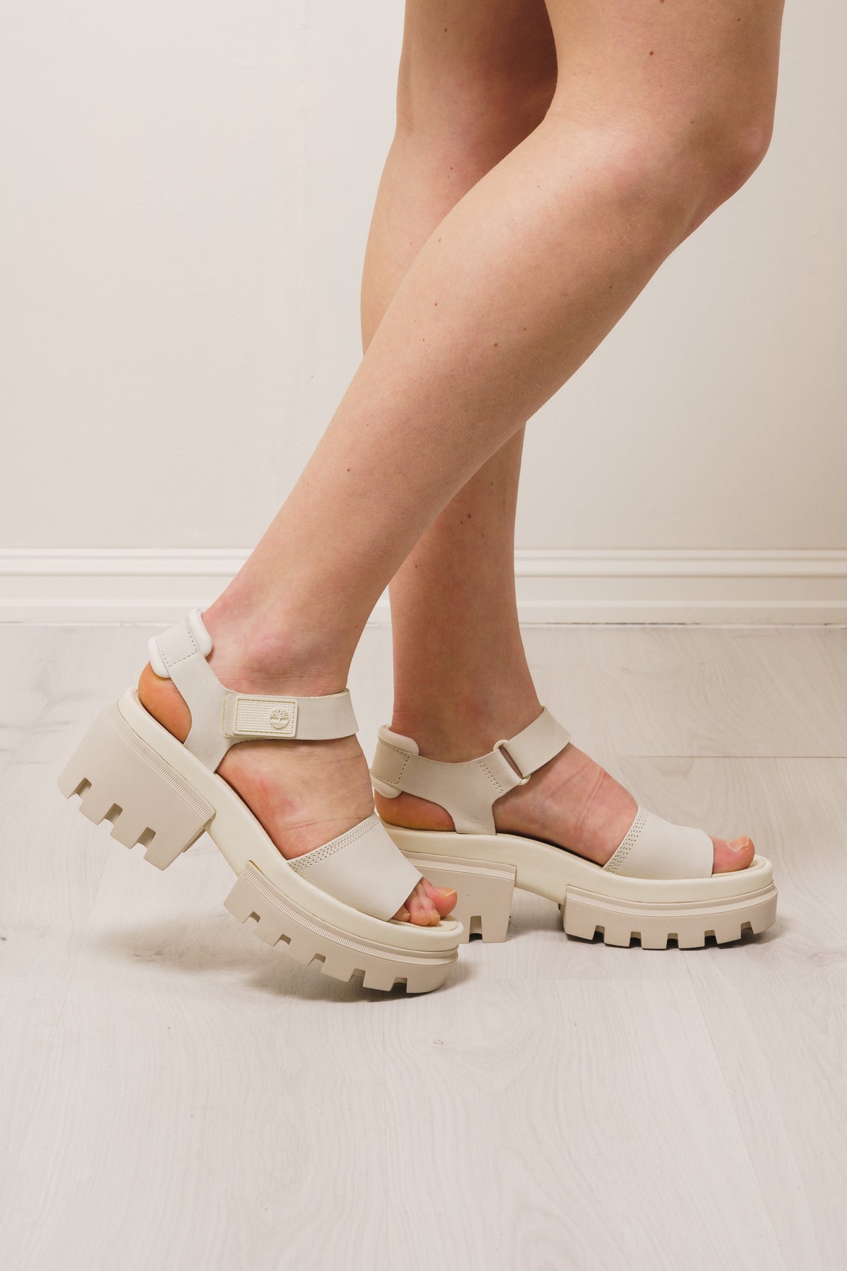 Everleigh Ankle Strap - Natural Nubuck