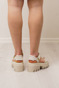 Everleigh Ankle Strap - Natural Nubuck
